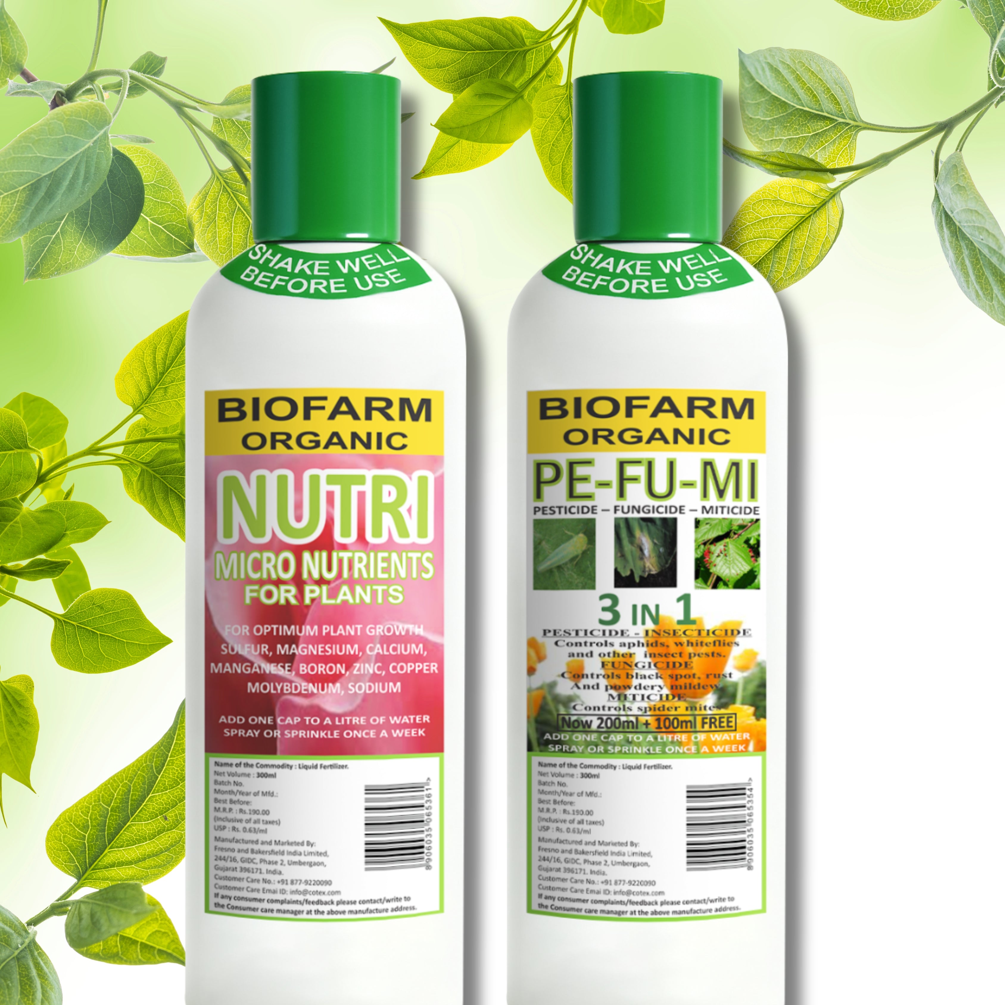 BioFarm Natural Plant Fertilizer Combo