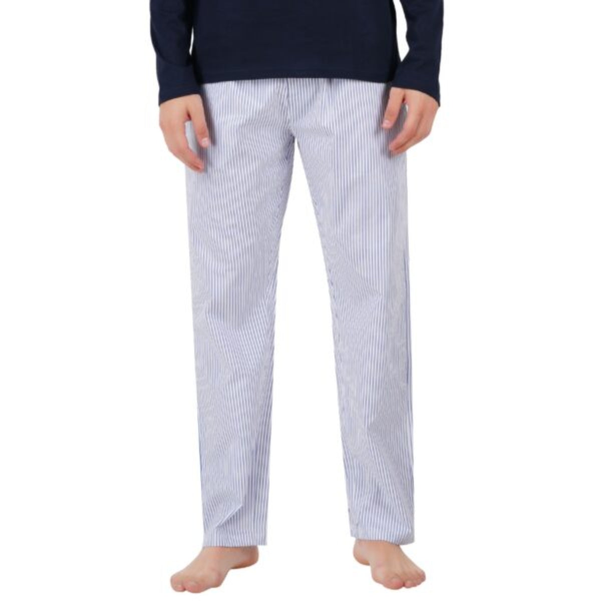 Men’s Cotton Nightwear Set (Navy Blue) | AR-1606