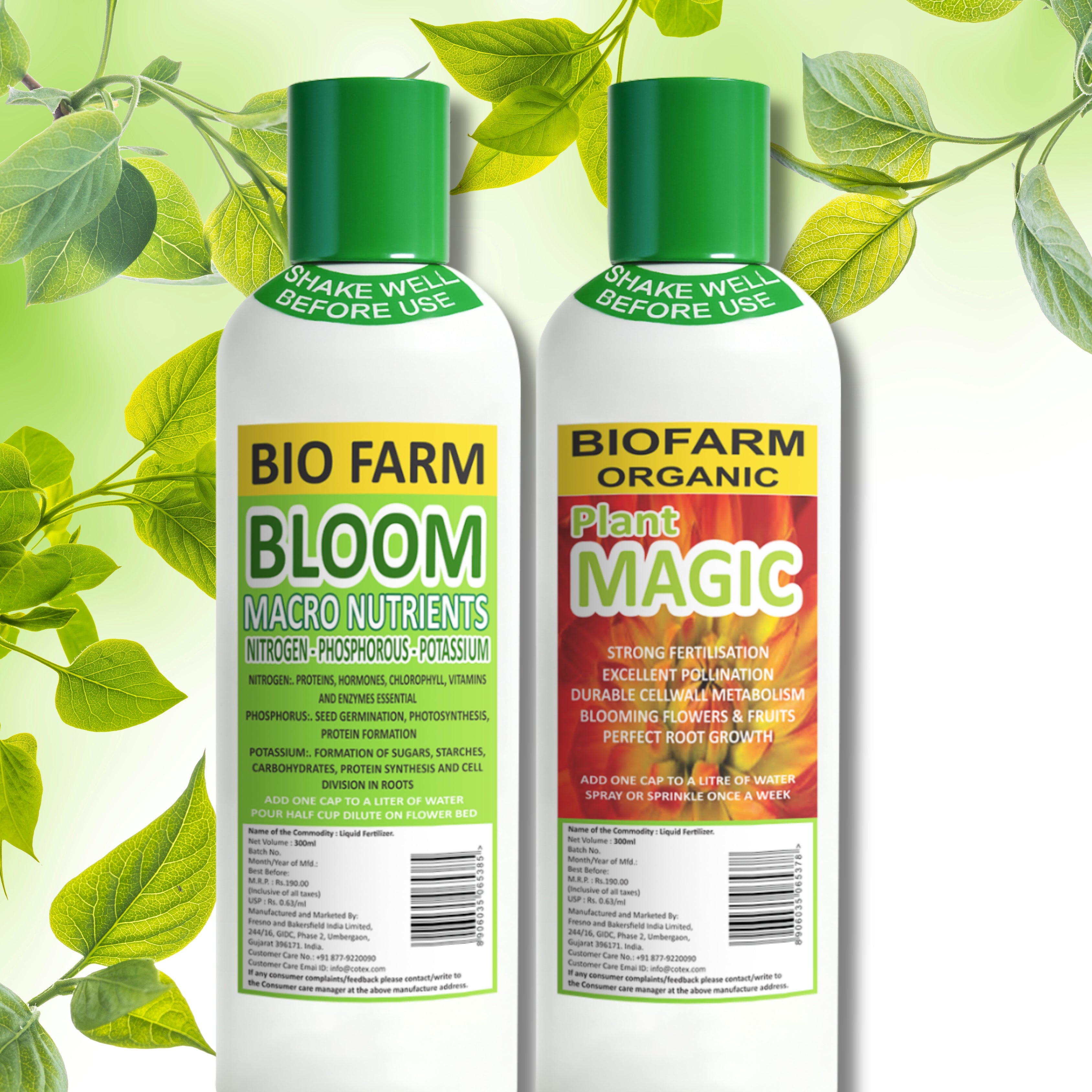 BioFarm Natural Plant Fertilizer Combo