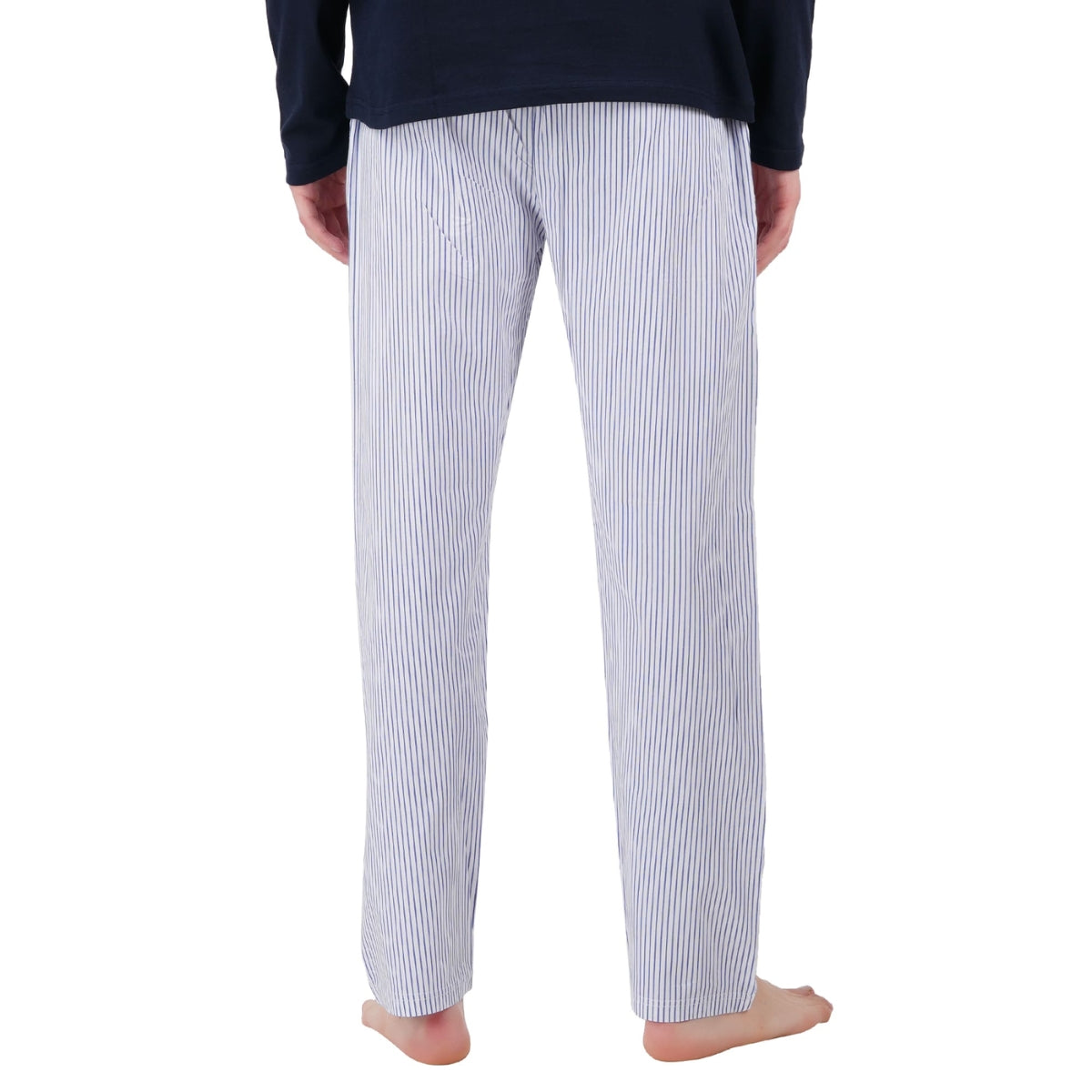 Men’s Cotton Nightwear Set (Navy Blue) | AR-1606