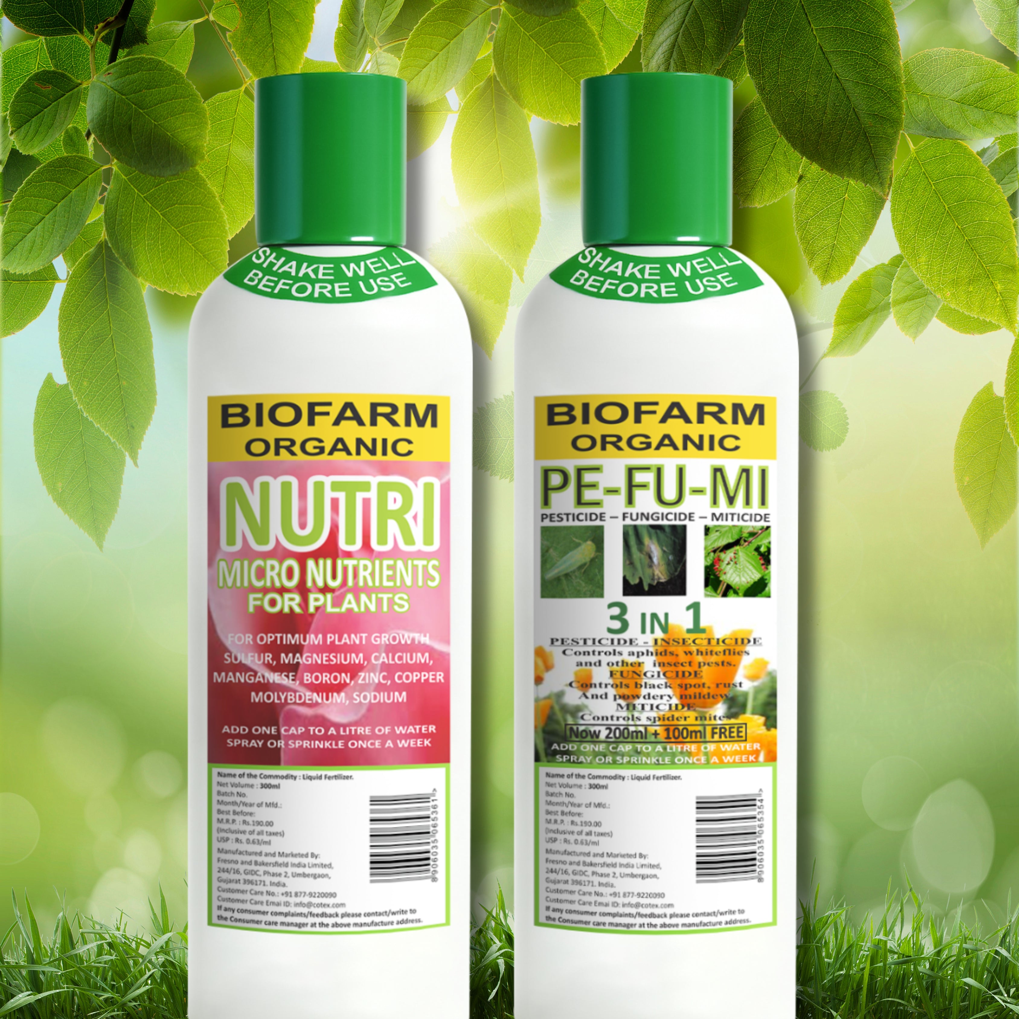 BioFarm Natural Plant Fertilizer Combo