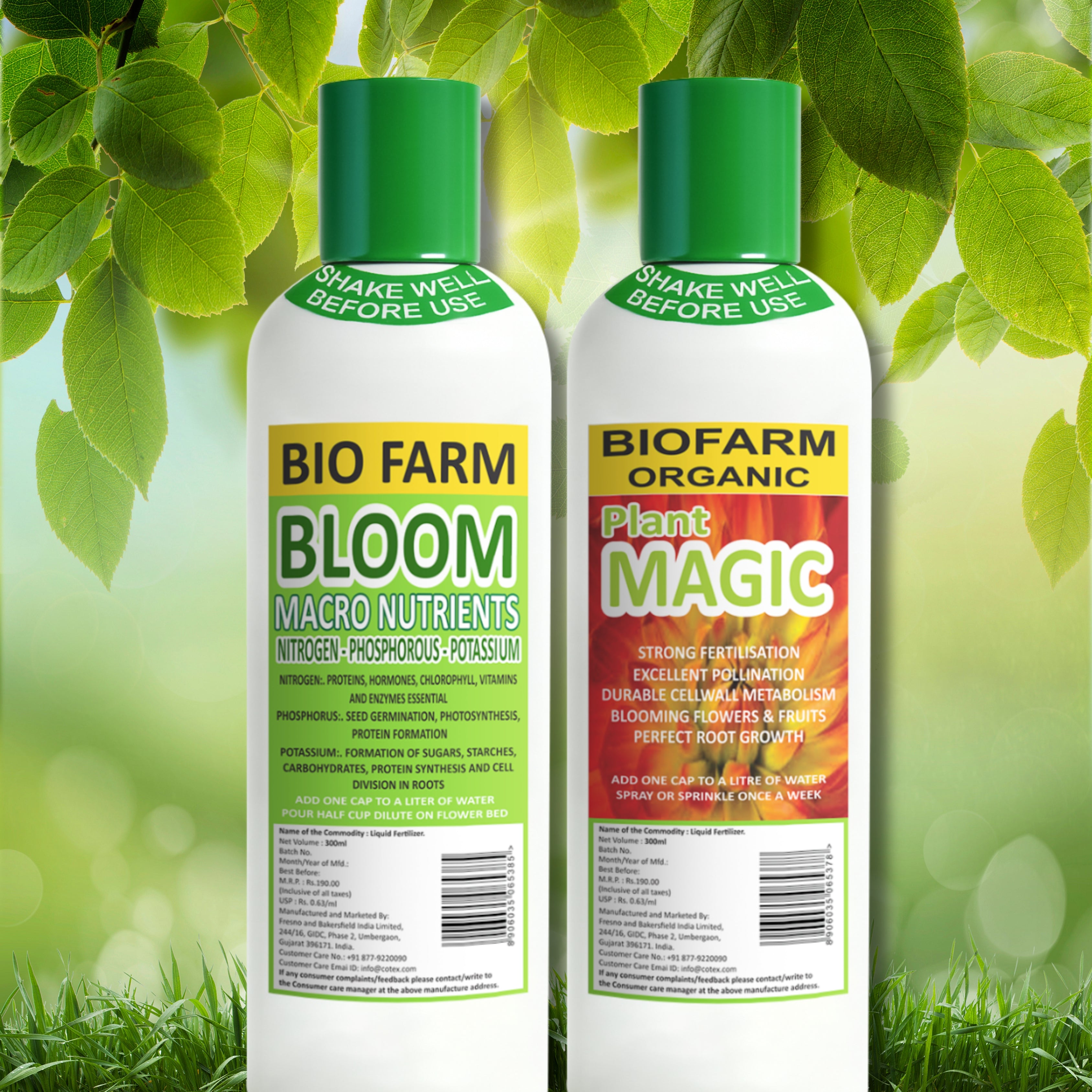 BioFarm Natural Plant Fertilizer Combo