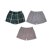 Men's Boxer Shorts | CC-2023 | Cotton Shorts | Pack of 3 pieces.