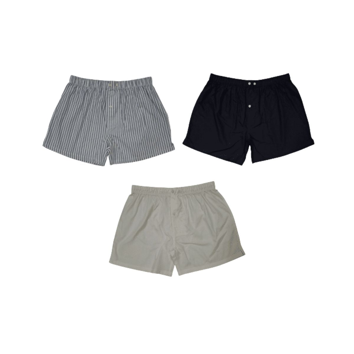 Men's Boxer Shorts | CC-2025 | Cotton Shorts | Pack of 3 pieces.