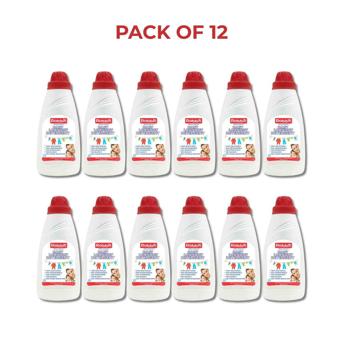 Fresno Baby Baby Laundry Detergent (Pack of 12)