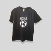 Unisex T-Shirt | AR-1509 | Soccer Football. Nero Black