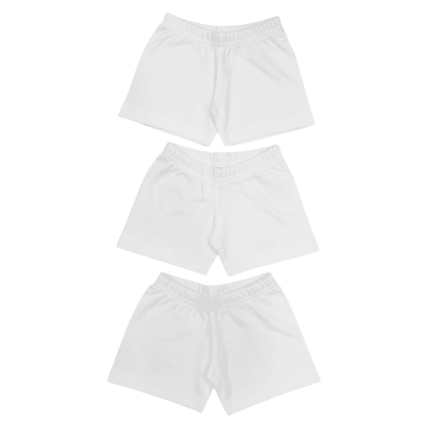 Infant Shorts | AL – 3501 | 3 pcs pack | 100% Organic Cotton – Soft Interlock – Oekotex Switzerland Certified