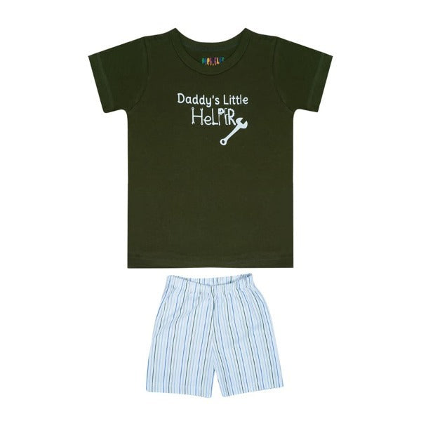 Boy's Set | PS-1307 | 100% Cotton Knitted -  Soft Jersey Fabric