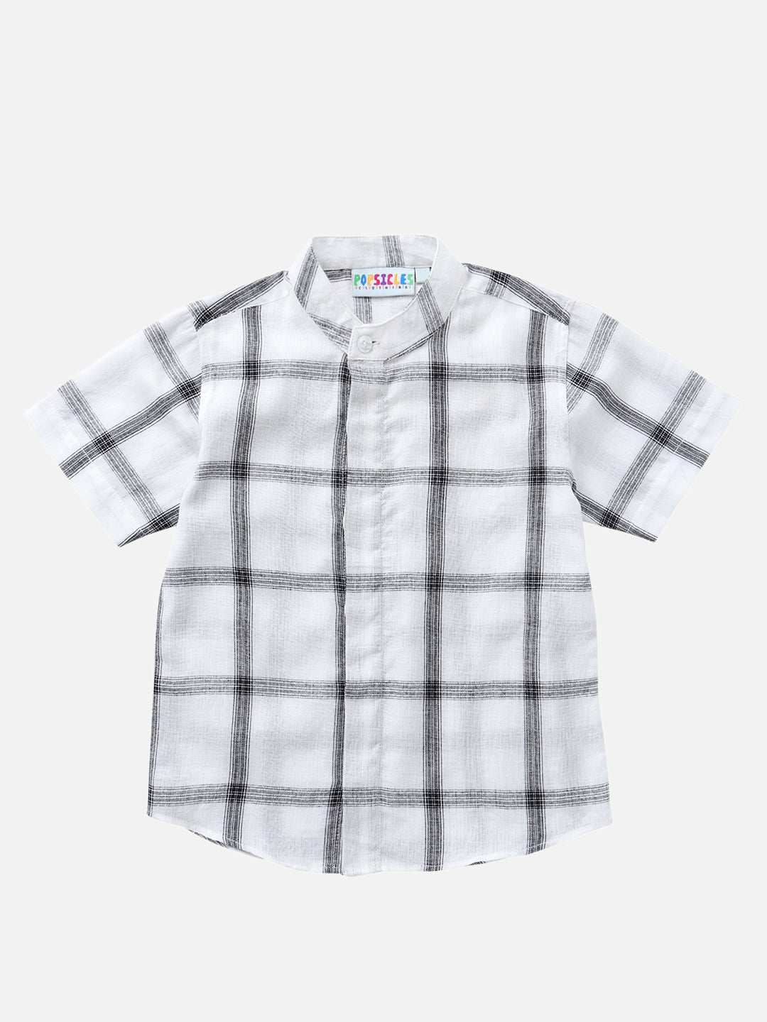 Popsicles Ebony Ivory Shirt Regular Fit For Boys | PS-1008