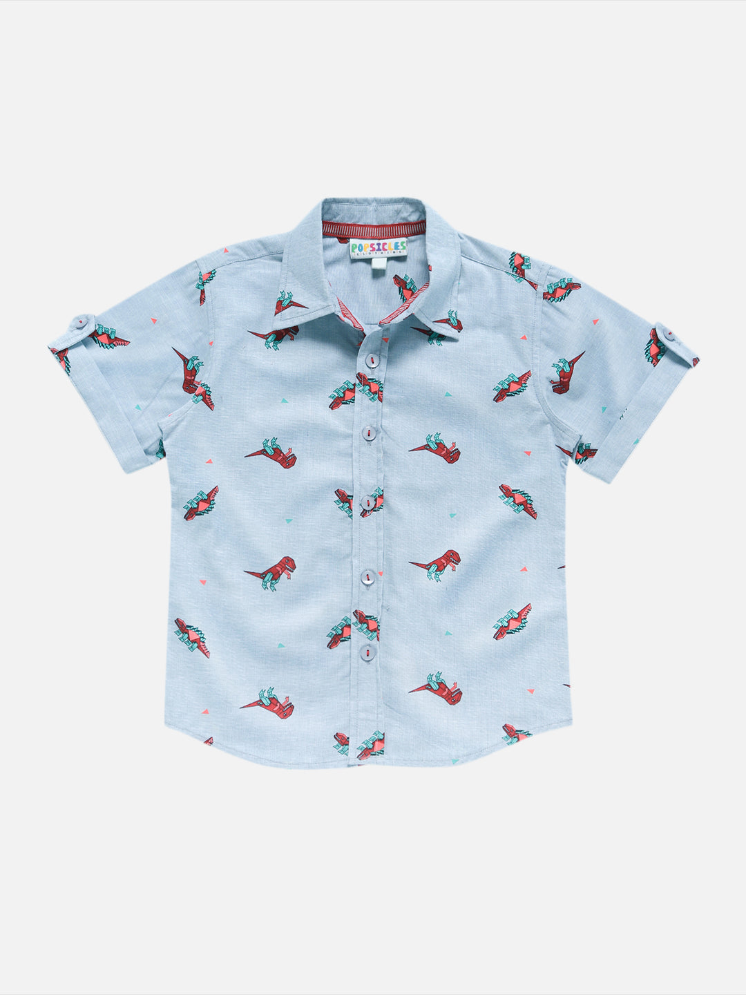 Popsicles Dino Shirt Regular Fit For Boys | PS-1007