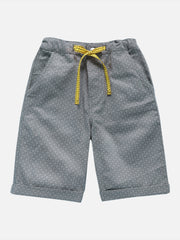 Popsicles Smoked Shorts Regular Fit For Boys – Grey
