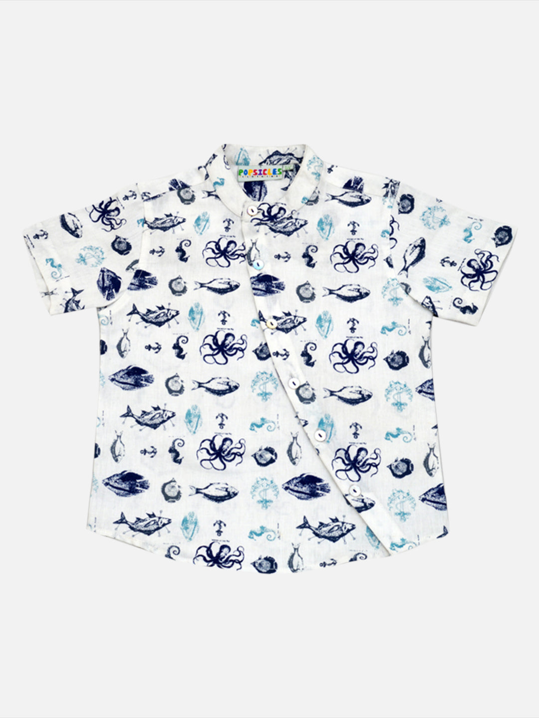Popsicles Marine Shirt Regular Fit For Boys | PS-1011