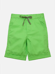 Popsicles Chartreuse Shorts Regular Fit For Boys – Green