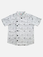 Popsicles Gainsboro Shirt Regular Fit For Boys | PS-1009