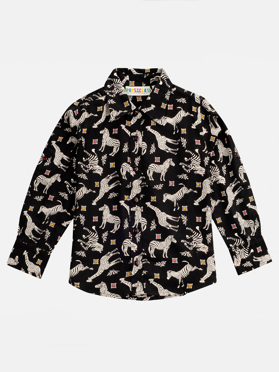 Popsicles Jungle Shirt Regular Fit For Boys | PS-1111