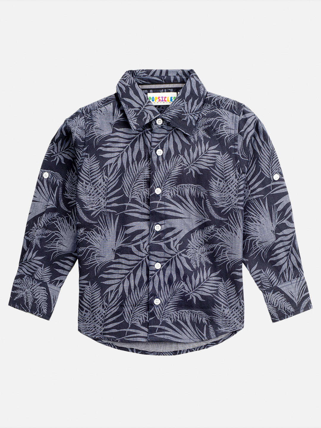 Popsicles Leafy Shirt Regular Fit For Boys | PS-1113