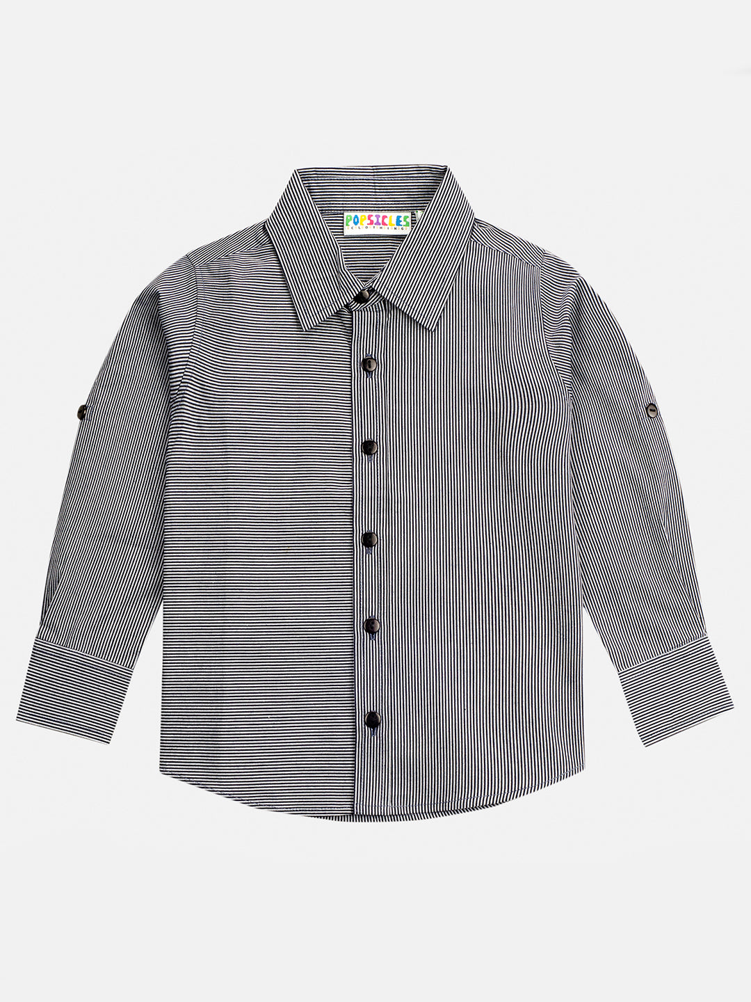 Popsicles Striped out Shirt Regular Fit For Boys | PS-1119