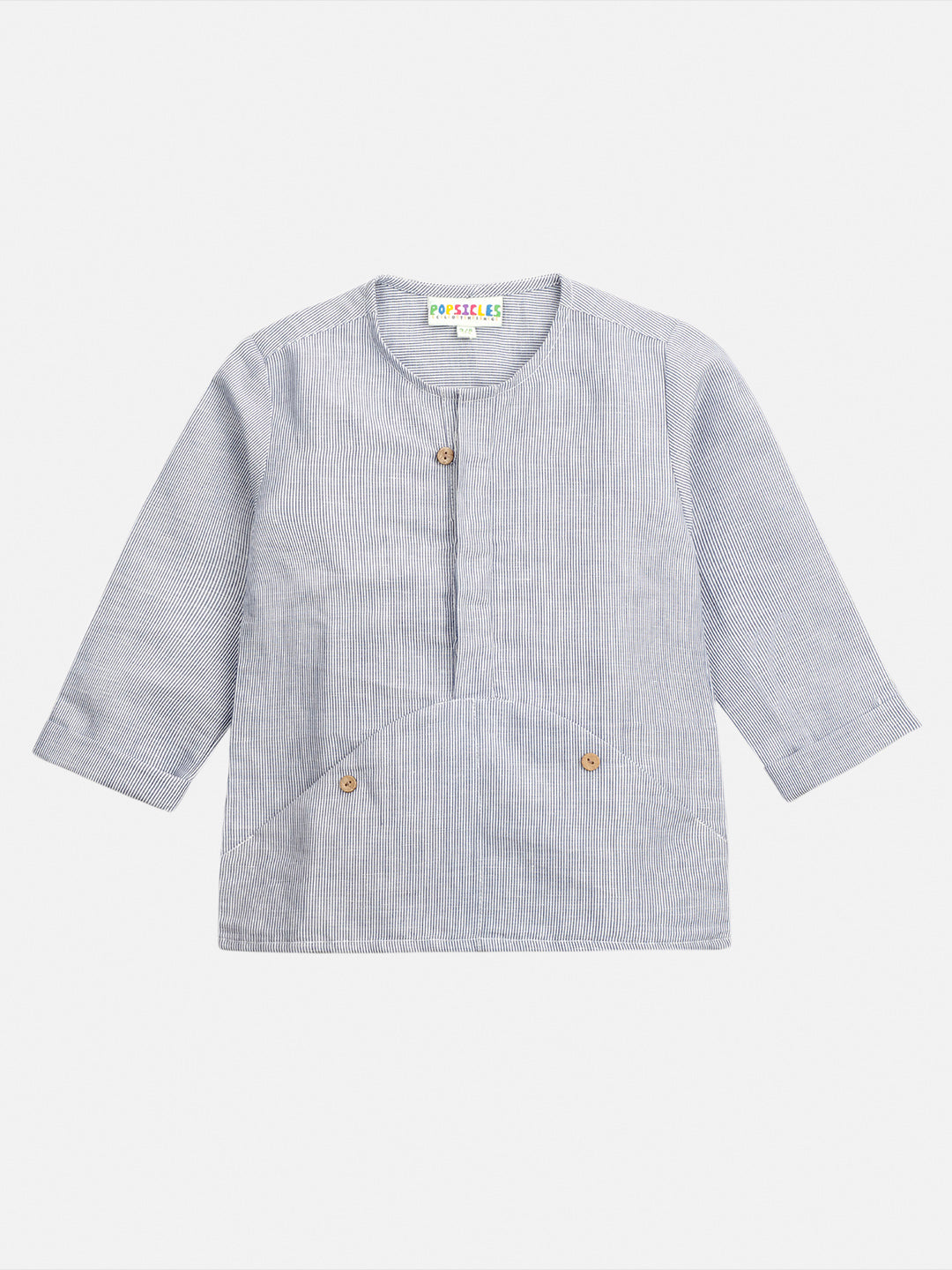 Popsicles Dapper Shirt for Boys – Blue | PS-1107