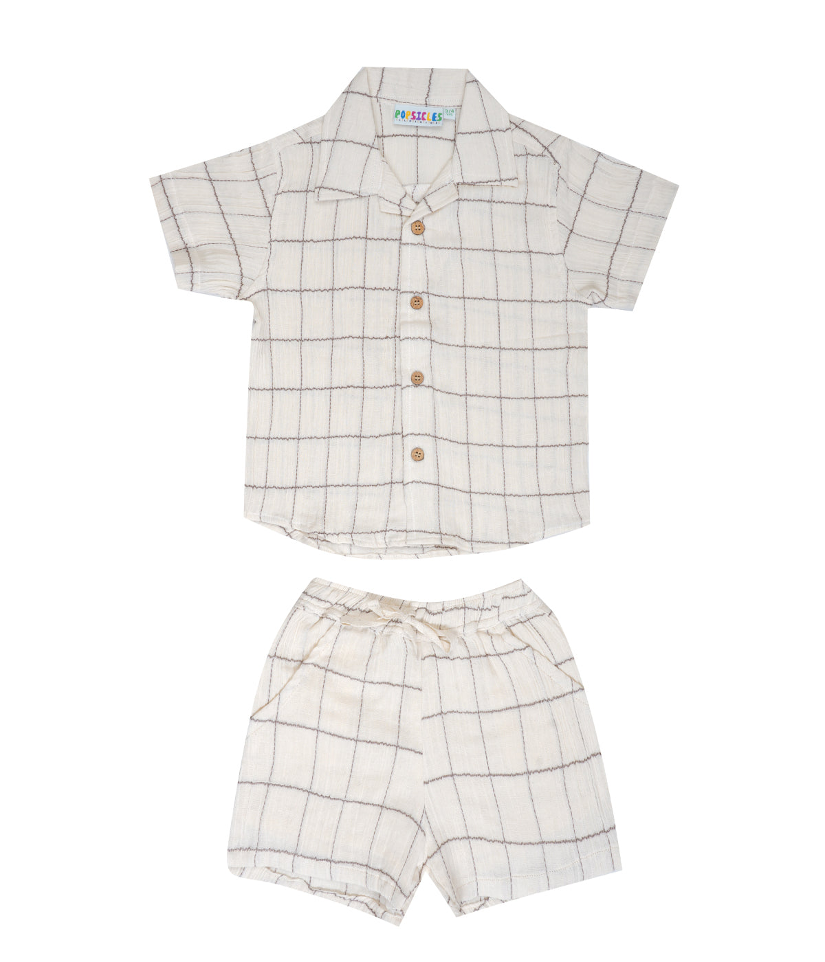 Brown Boys Set | PS-1311 | 100% Cotton Knitted -  Soft Jersey Fabric