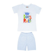 Boy's Set | PS-1305 | 100% Cotton Knitted -  Soft Jersey Fabric