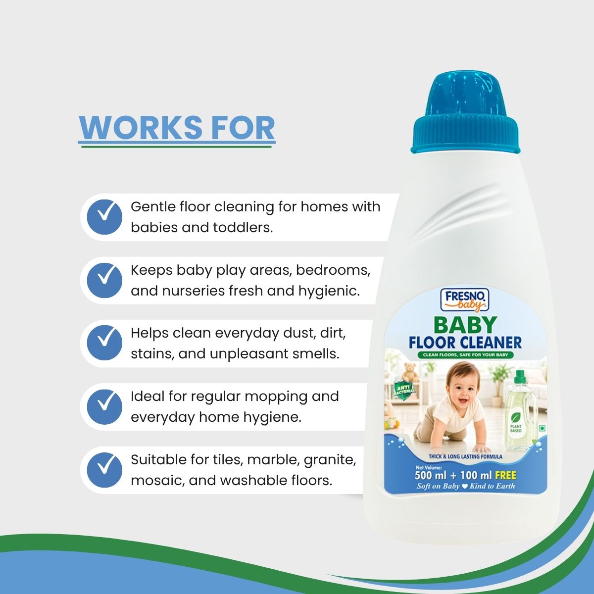 Baby Floor Cleaner (Pack of 24)