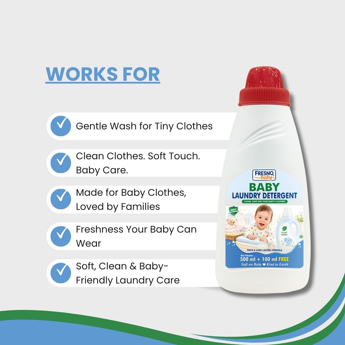 Baby Laundry Detergent (Pack of 24)