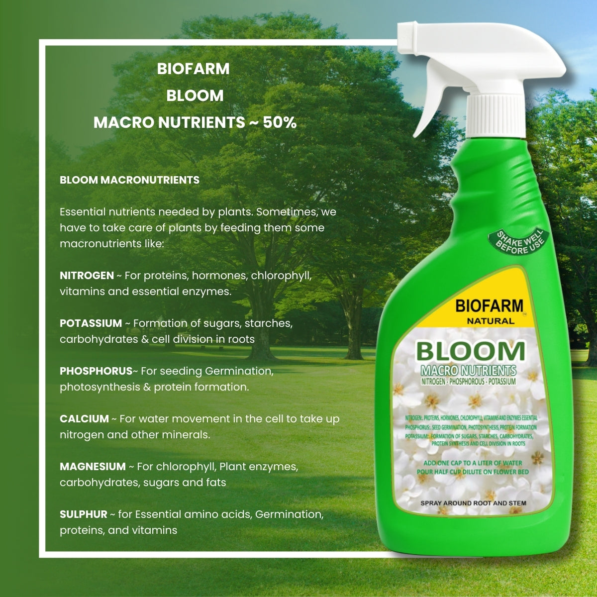 BioFarm Bloom Spray
