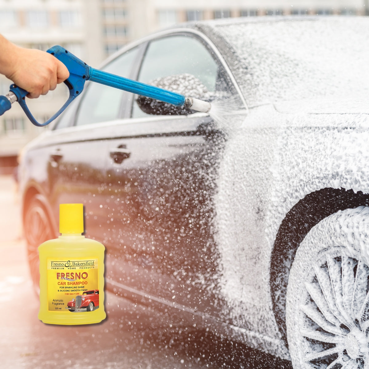Fresno Car Wash Shampoo | Shining Finish | 325 ML