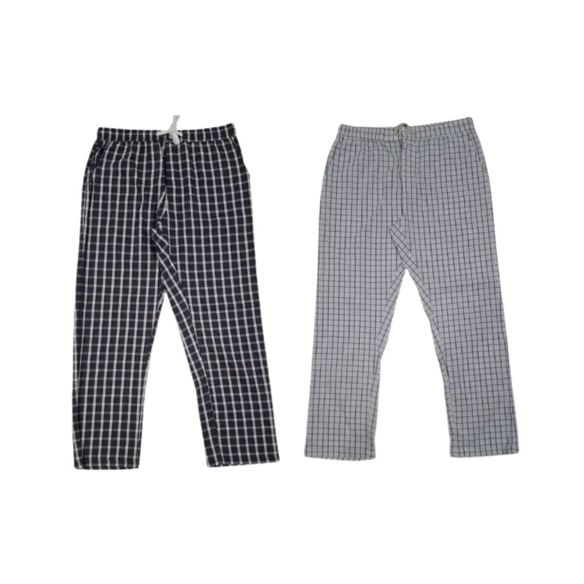 Men's Pyjama | CC-2116 | Pure Cotton Loungewear Bottoms | 2 Piece pack