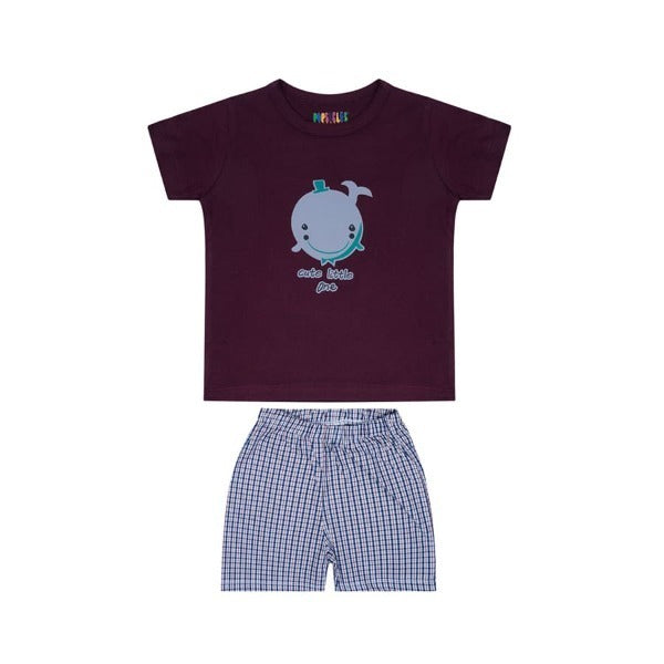 Boy's Set | PS-1306 | 100% Cotton Knitted -  Soft Jersey Fabric