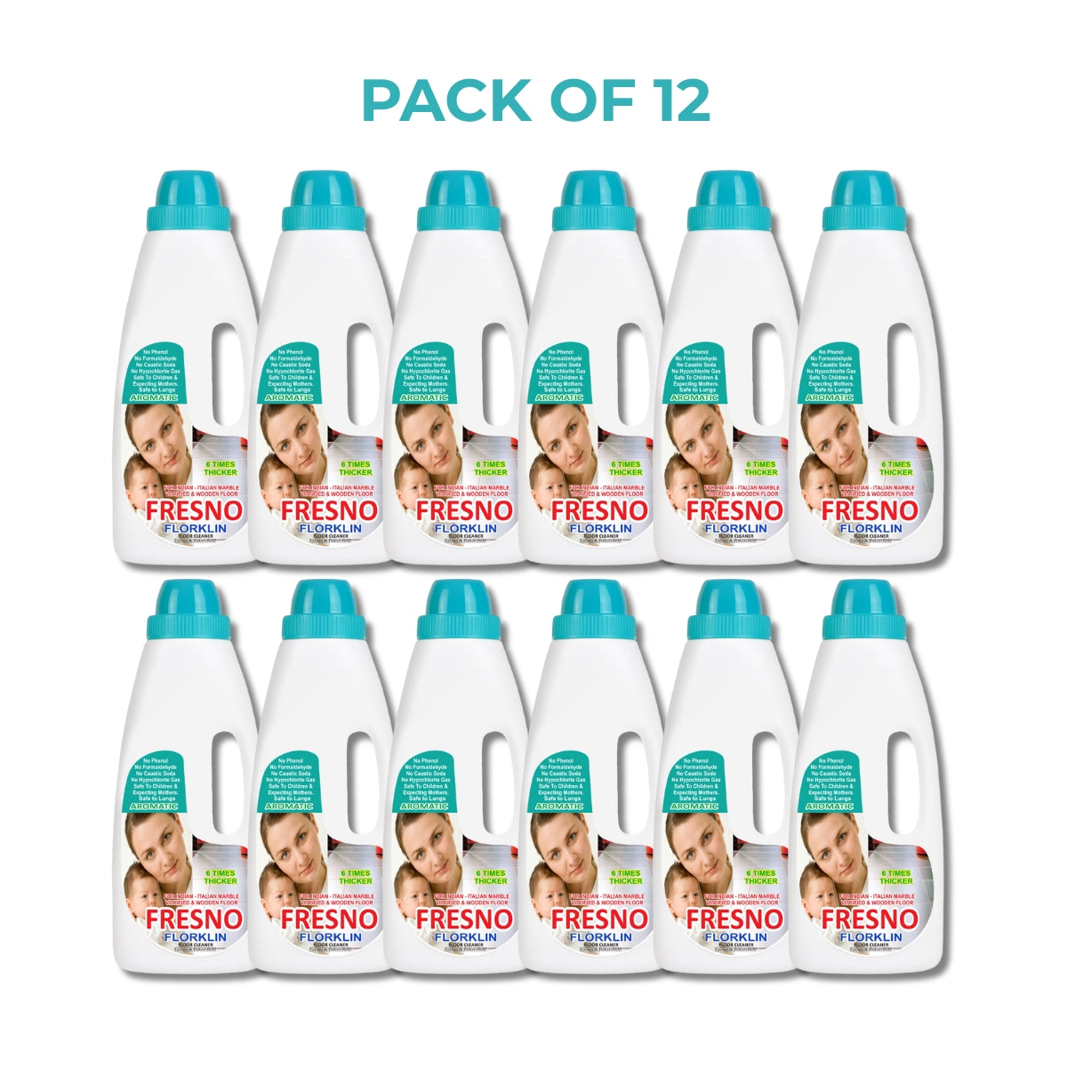 Fresno Aromatic FloorKlin | Floor Cleaning & Shining (Pack of 12)